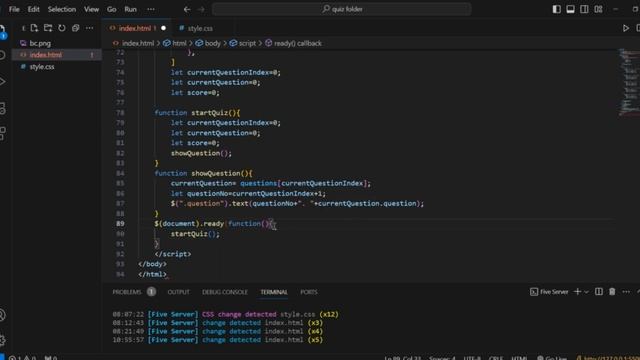how to make quiz website using HTML, CSS and JS framework. смотреть онлайн
