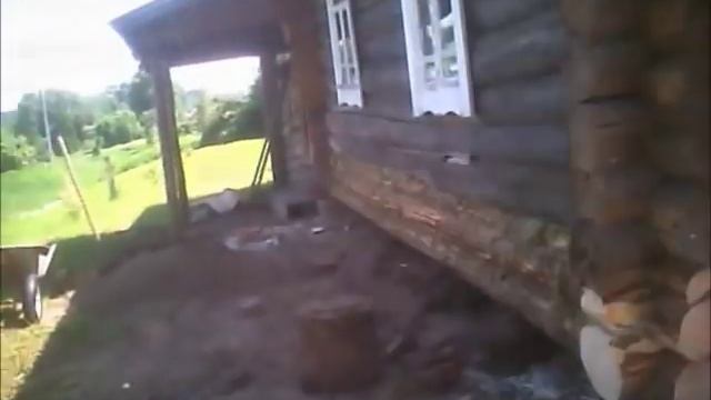 Замена венцов дома в Гряде июль 2013г смотреть онлайн