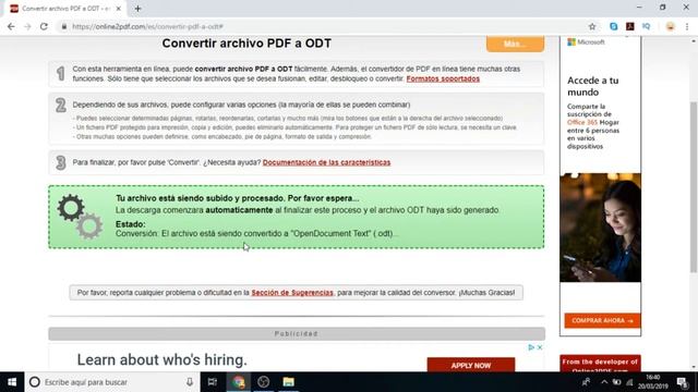 CONVERTIR PDF A ODT | FÁCIL Y RÁPIDO (2021) смотреть онлайн