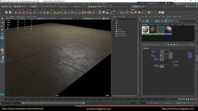 Poliigon PBR-material. Add surface imperfections and normal blend. Render in Vray Next Maya. смотреть онлайн