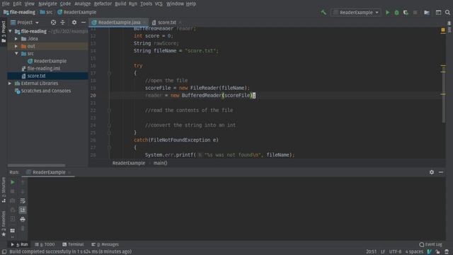 Simple File Reading Example in Java смотреть онлайн