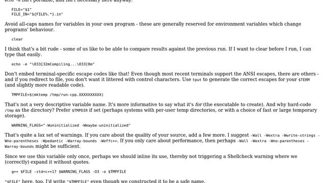 Code Review: Bash script - compile and run c++ code for coding competitions (2 Solutions!!) смотреть онлайн