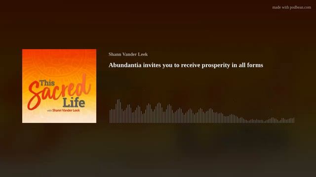 Abundantia invites you to receive prosperity in all forms смотреть онлайн