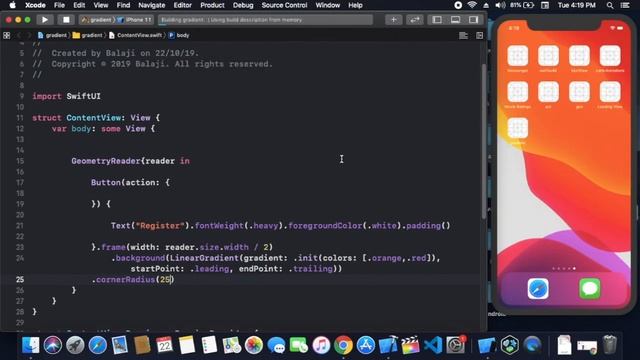 Gradient In SwiftUI - How To Use Gradient In SwiftUI - Gradient Background In SwiftUI смотреть онлайн