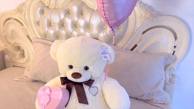 Подарочный набор №2 - Плюшевый мишка 110 см, Шары сердца 2, Киндер бокс средний смотреть онлайн