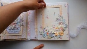 Альбом для девочки. Обзор альбома. фотоальбом ручной работы