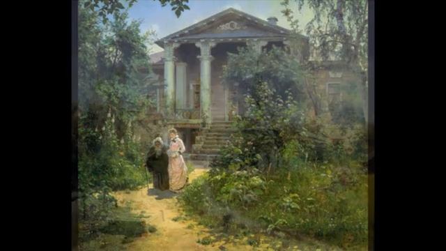 Василий Поленов "Московский дворик" - Библиотека мкрн Луговая смотреть онлайн