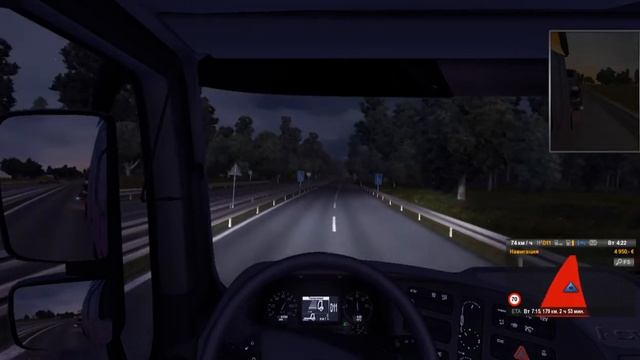 ETS 2 Блог. #4. Гомель-Ольсцен часть 2 смотреть онлайн