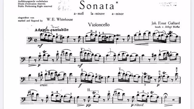Galliard’s “Sonata” Movement 1 (Adagio cantabile) played on trombone смотреть онлайн