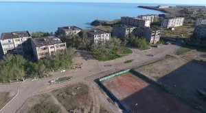 Балхаш-9 в степях Казахстана.