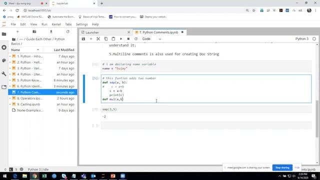 Python in Tamil - Single and multi line comments смотреть онлайн