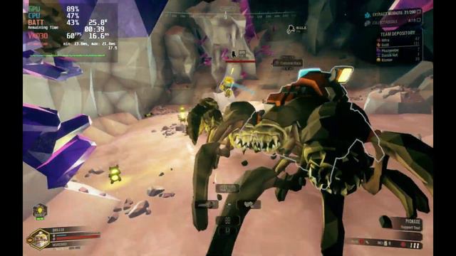Deep Rock Galactic Steam Deck Gameplay - SteamOS смотреть онлайн