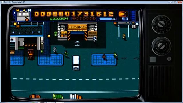 Retro City Rampage - How to get Broken Chain archiev easily смотреть онлайн
