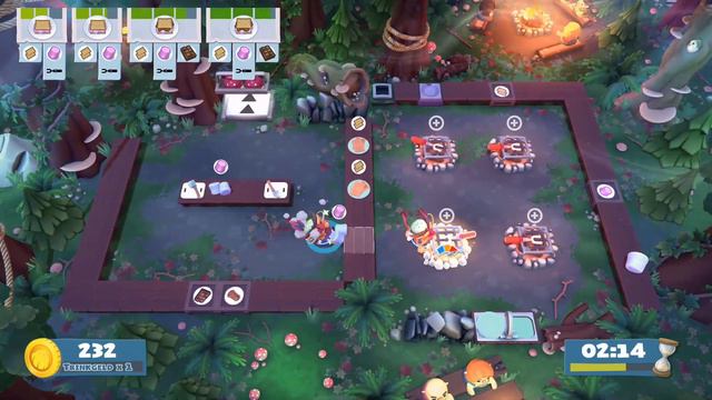 Overcooked 2 Part 21 Campfire Cook off DLC смотреть онлайн