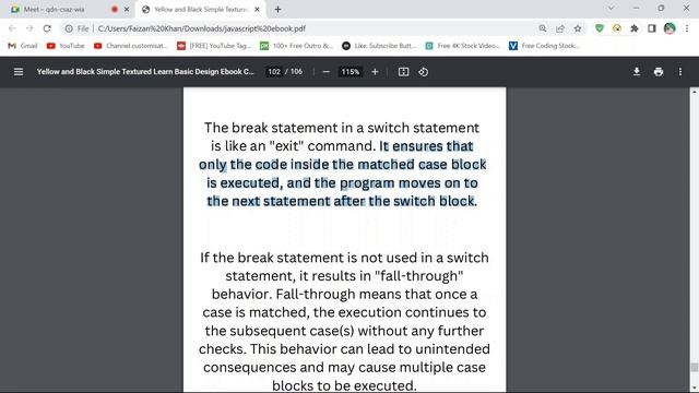 Switch Statement & Conditional Operator | JavaScript Course: Lecture 22 смотреть онлайн