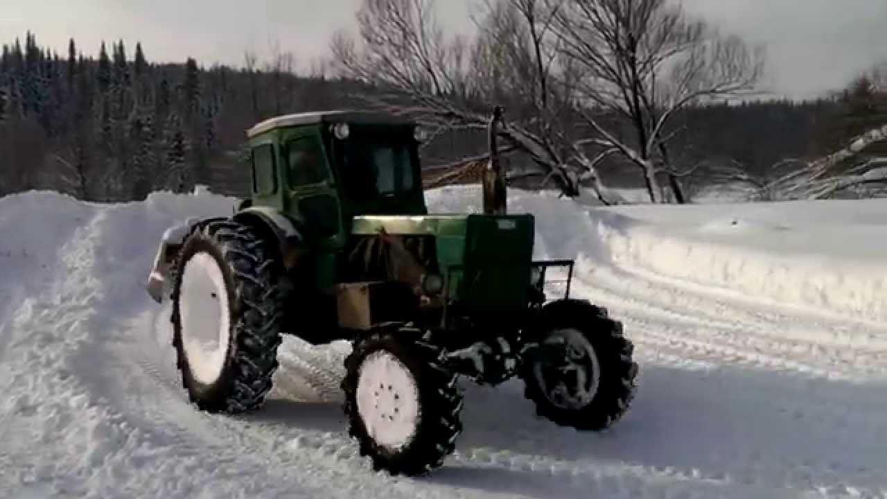 Т-40 уборка снега смотреть онлайн