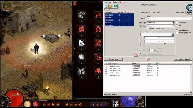Median XL - Diablo 2 Build a Godlike Char using Cheat Engine Pt2 смотреть онлайн