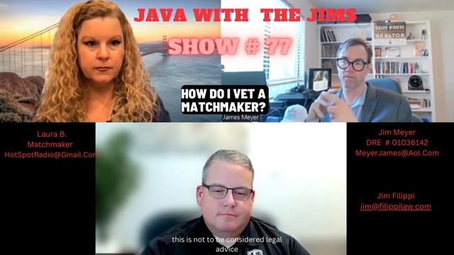Java With The JIMs week # 12 Show #77 vetting a a matchmaker смотреть онлайн