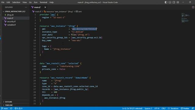 Deploy Jfrog Artifactory On AWS EC2 Instance Using Terraform смотреть онлайн