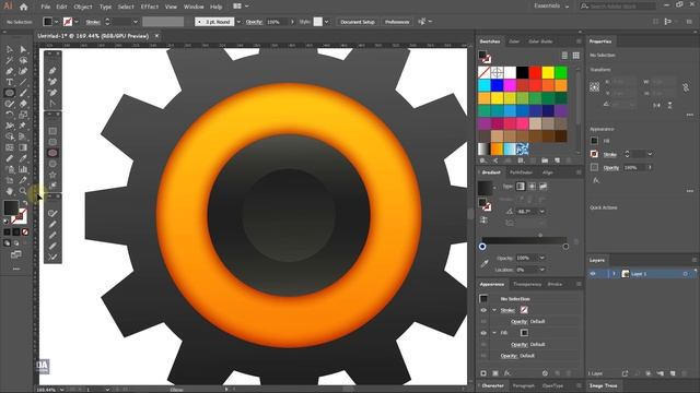 3D Icon Design in Illustrator cc смотреть онлайн