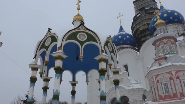 Сергиев Посад. Лавра. Золотое кольцо России. смотреть онлайн