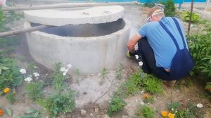 Обрезка бетонного кольца