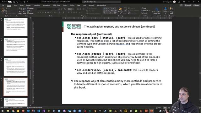 WEBD6201 - W2022 - Week 10 - Intro to Express and EJS смотреть онлайн