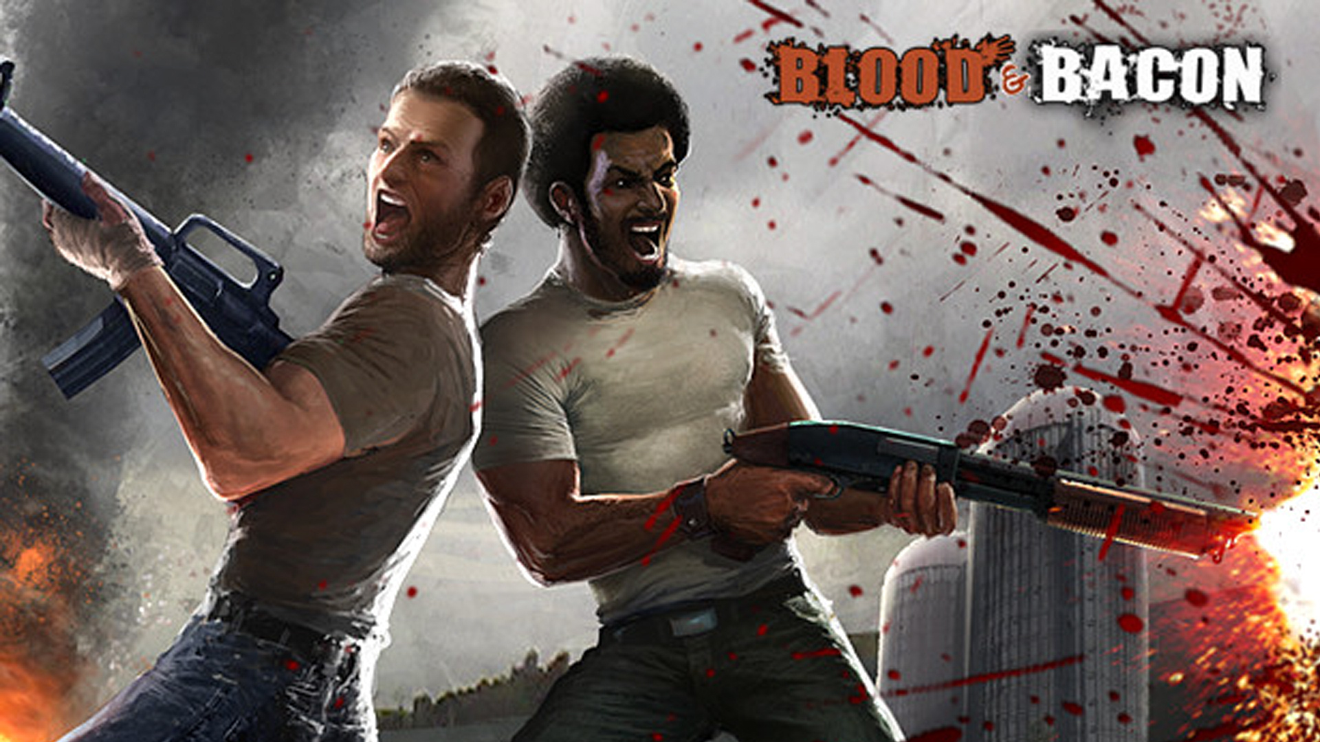 Играем в Blood And Bacon (кооператив)