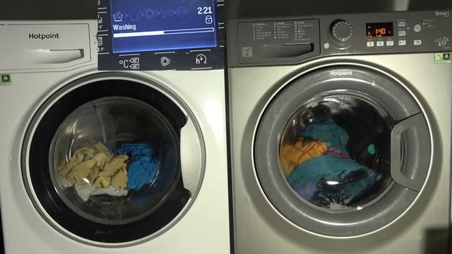 Wash Race - Hotpoint Activecare Cotton Eco 60'c Vs Hotpoint Smart Cotton Standard 60'c