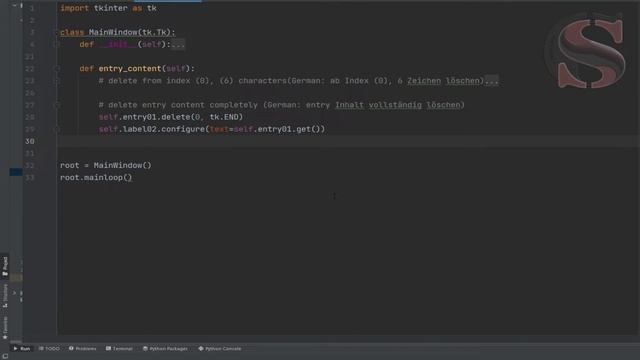 Python - Tkinter Entry Widget [delete-Methode] deutsch #10 смотреть онлайн
