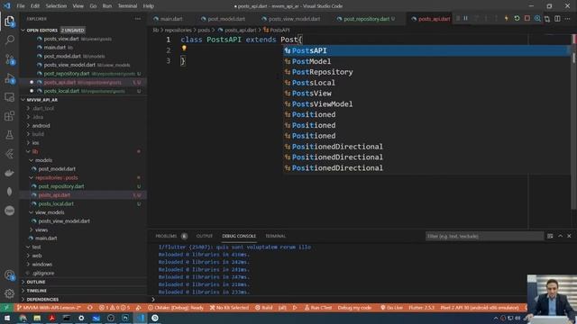 7- Flutter MVVM & API creating the Repository pattern смотреть онлайн