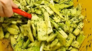 КАБАЧКИ НА ЗИМУ с Горчицей и ЧЕСНОКОМ Никого не Оставят Равнодушным