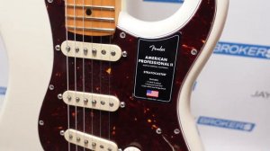 Fender American Professional II Stratocaster Maple Olympic White 0113902705 Electric Guitar