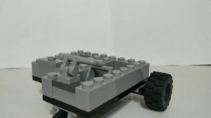 СБОРКА | Немецкий мотоцикл с коляской из Лего (LEGO)