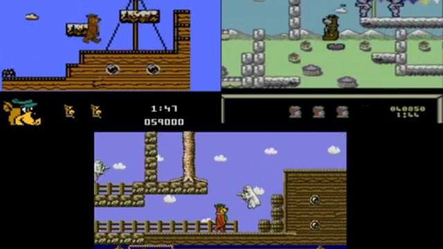 Yogi's Great Escape Longplays (Atari 800, C64, Atari ST)