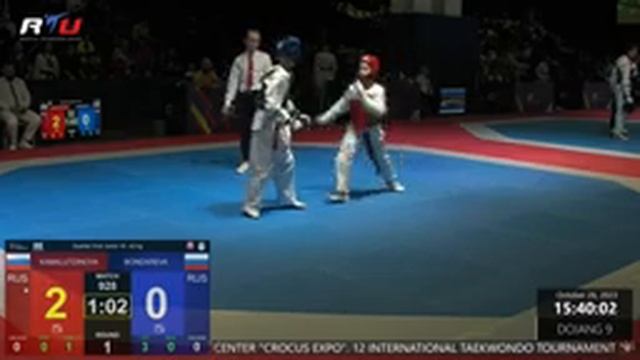 Dojang 9. Day 3. International Taekwondo Tournament "Russian Open 2023" смотреть онлайн