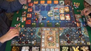 343 Подводные города дополнение Новые открытия 2/2 часть - играем в настольную игру.