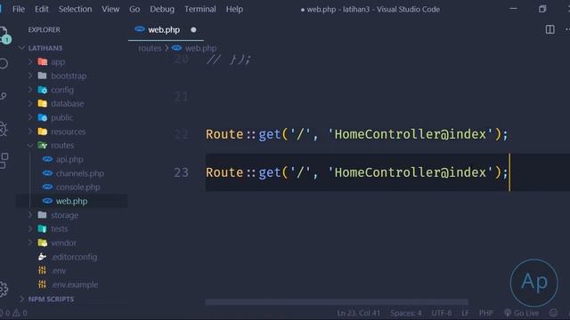 Materi 4, Membuat Controller di Laravel 6 смотреть онлайн