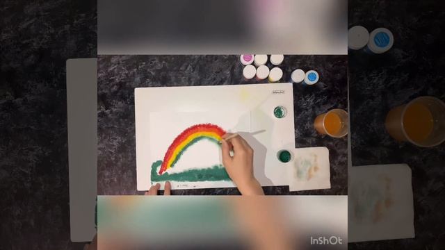 Нетрадиционное рисование «Радуга» смотреть онлайн