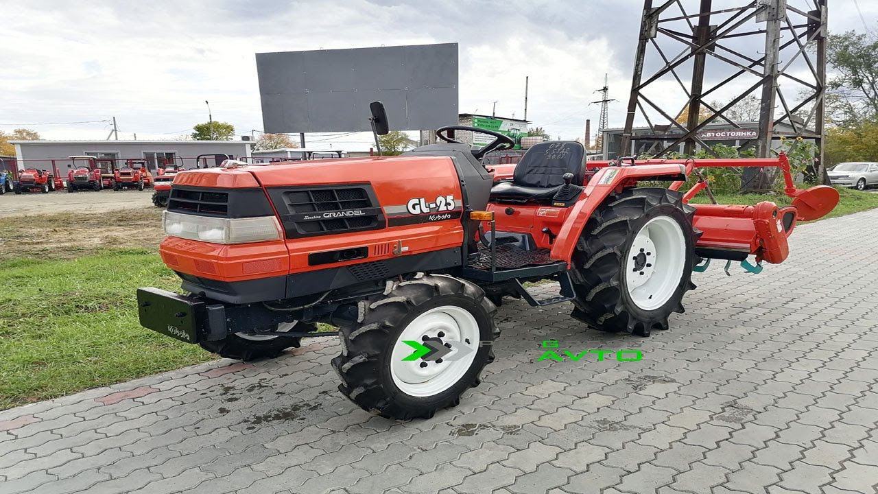 Трактор кубота 25 японский минитрактор Kubota GL-25 с документами с псм видеообзор Благовещенск смотреть онлайн