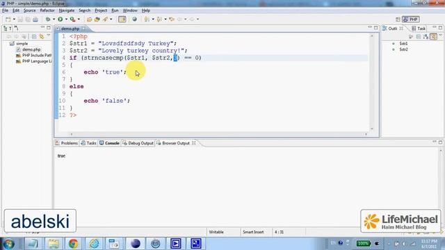 The strncasecmp Function in PHP смотреть онлайн