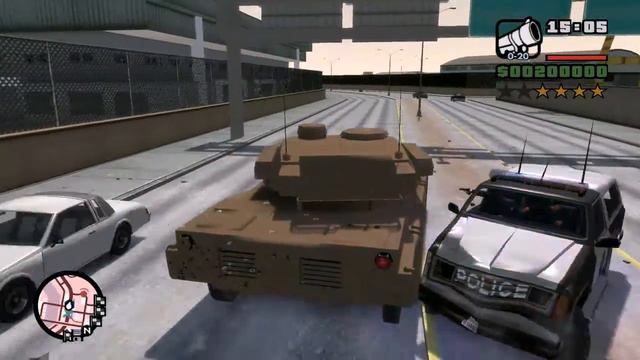 GTA EFLC мод San Andreas Rage#2 Танк,комбайн и что-то ещё смотреть онлайн