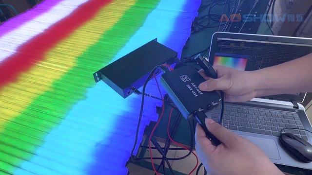 How to set GrandMA2 Artnet DMX to SDMX SD Controller to PSAC box Control SPI RGB LED Pixel Bar Tube смотреть онлайн