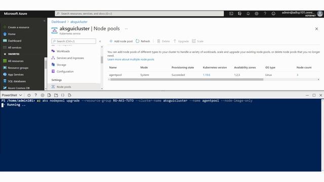 AKS - Mise à jour d’un cluster Azure Kubernetes Service смотреть онлайн