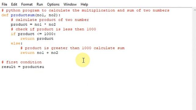 python program to calculate the product and sum of two numbers смотреть онлайн