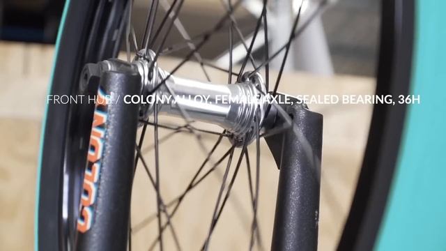 Colony Premise Complete Bike (Black/Teal) смотреть онлайн