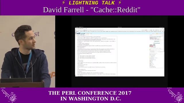 Lightning Talk by David Farrell - "Cache::Reddit" смотреть онлайн