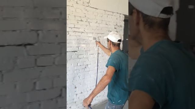 Покраска кирпичных стен белым цветом смотреть онлайн