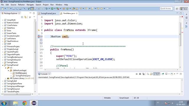 083 Java nivel basico Usando JPanel e posicionando componentes смотреть онлайн