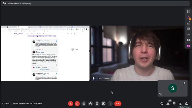 Josh Comeau talks about building your early career as a developer смотреть онлайн